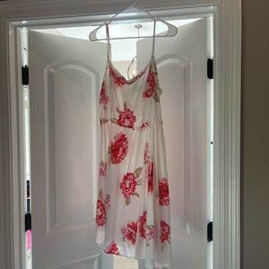 4/$20 Floral Spaghetti Strap Casual Dress